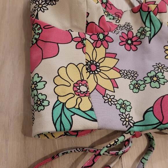 ZARA | Crop Bustier Tank Top Floral | Sz. XS - Picture 5 of 8